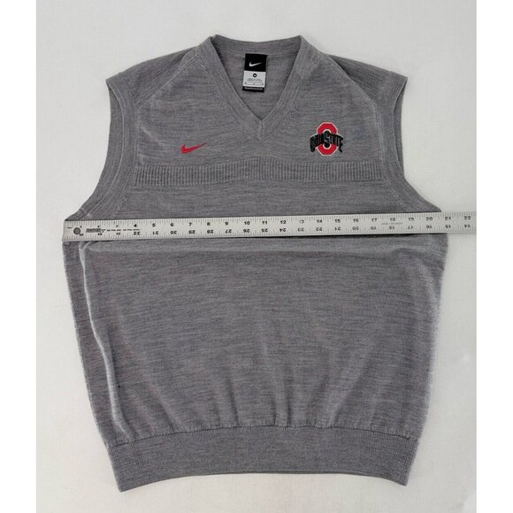 Ohio State Buckeyes Men’s Nike 100% Merino Wool Pullover Vest,‎ Sz M, Champions - Picture 11 of 11
